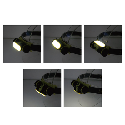 Wieder aufladbare kompakte kampierende LED-Taschenlampe 2200-Milliamperestunden-verstellbare Gurt-Handwelle
