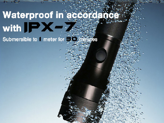 Hellste Sicherheits-Taschenlampe wasserdichtes IPX7 Cree Xml T6 LED für Polizei