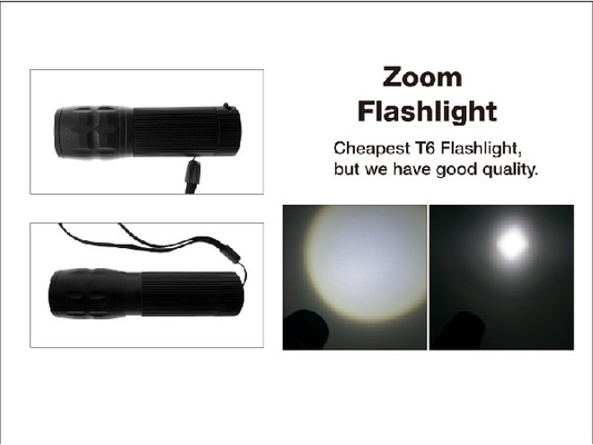 Taschenlampe XMLs T6 EDC LED kleines Sun-lautes Summen 4 im Taschenformat * AAA-Batterie-Fackel
