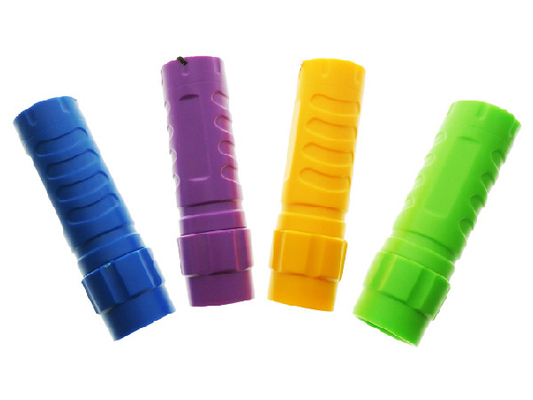 Blauer/orange Plastik Aaa führte Taschenlampe, förderndes geführtes Lumen der Fackel-40
