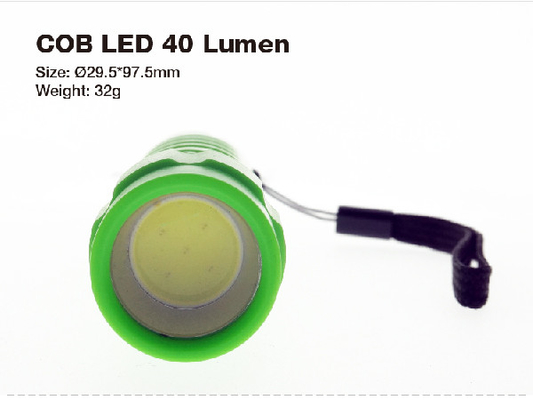 Blauer/orange Plastik Aaa führte Taschenlampe, förderndes geführtes Lumen der Fackel-40