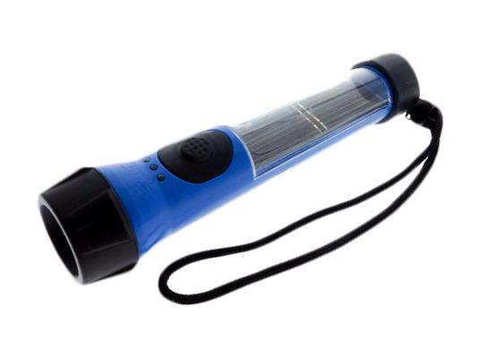 100 Lumen-angetriebene Solartaschenlampe, ABS Plastik geführte Taschenlampen-Fackel