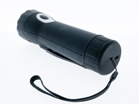Dynamo-Kurbel-Taschenlampen-Noten-Schwarz-Farbbeleuchtungs-Funktion 0.5W LED