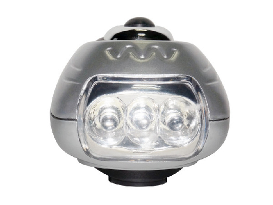 Wieder aufladbarer Selbst, der geführte Dynamo-Taschenlampe, Plastikdynamo-Kurbel-Taschenlampe auflädt