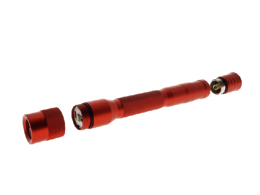Stift-Taschenlampen-Aluminiumlegierungs-Material 2 Supermacht Cree-LED * AAA-Batterien