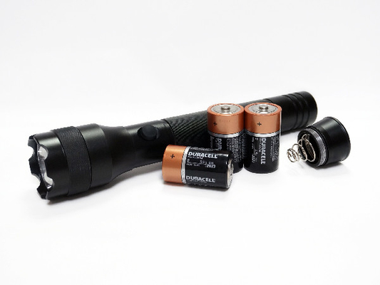 Der Aluminiumlegierung Cree-LED Lumen schwarzes Shell Sicherheits-Taschenlampen-1500 färben