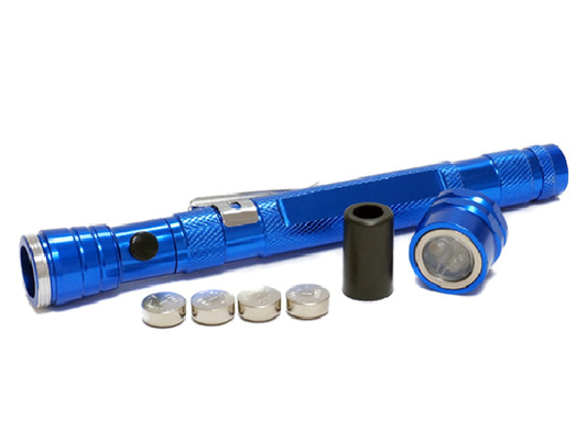12 Lumen-Arbeitskraft, die geführte Taschenlampe, Stift-Art-Taschenlampe 4 * Batterien LR44 ineinanderschiebt