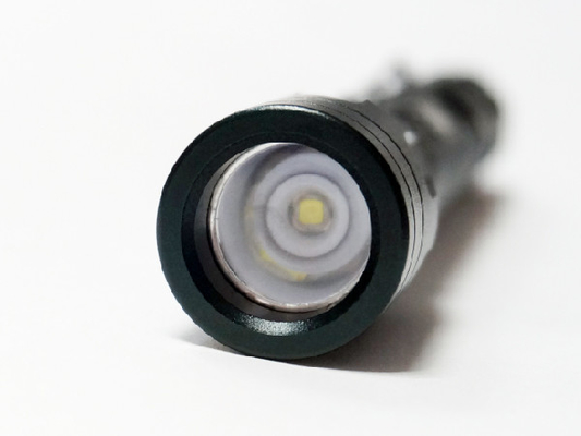 Gravierte taktische Stift-Taschenlampen-flache Linsen-Art der Aluminiumlegierungs-2AAA
