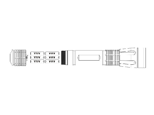 500 Lumen geführte kampierende Fackel, hellste kampierende Taschenlampe des Aero Grad-A7075