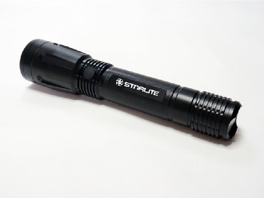 Taktisches Strafverfolgungs-Taschenlampen-Selbstverteidigungs-IPX7 kundengebundenes Logo
