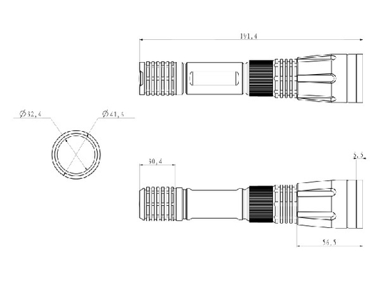 IPX7 imprägniern geführte Taschenlampe mit Spitzenleistung des Akku-6W