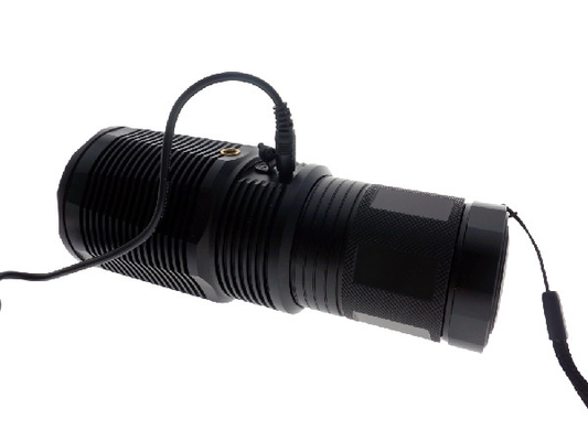 Birnen-Aluminiumlegierungs-Material der Kühlkörper-Li-Ionwieder aufladbares LED Taschenlampen-XHP 50
