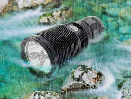 Birnen-Aluminiumlegierungs-Material der Kühlkörper-Li-Ionwieder aufladbares LED Taschenlampen-XHP 50