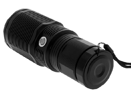 Wieder aufladbare LED Batterien der Hochleistungs-der Taschenlampen-extreme helle 4 * 18650