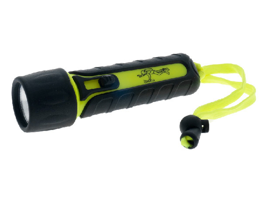 Taschenlampen-Plastiksporttauchen-Aquanaut-Fackel des Gummibelag-tauchende LED