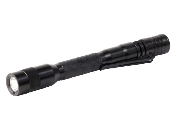 Arbeitshand sortieren die protable mini unglaubliche 130 Batterie-Taschenlampe der Lumen-2AAA mit Penclip